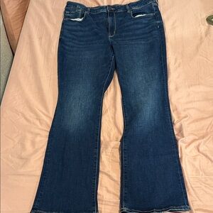 American Eagle Outfitters Dark Blue Flare Jeans